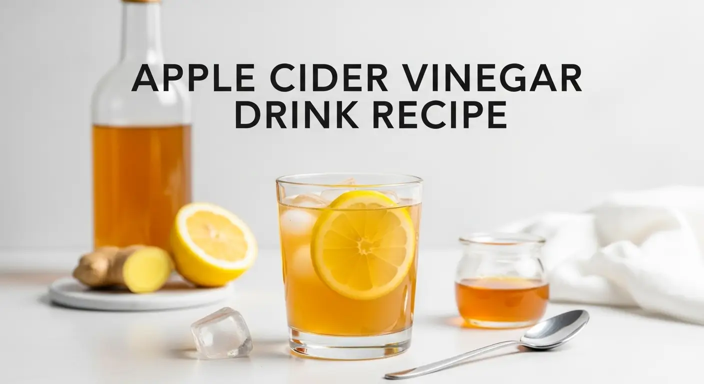 Apple Cider Vinegar Drink Recipe: Easy Daily Tonic