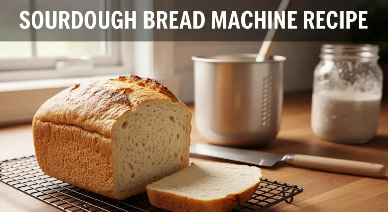 Sourdough Bread Machine Recipe: Easy Loaf with Starter 2026