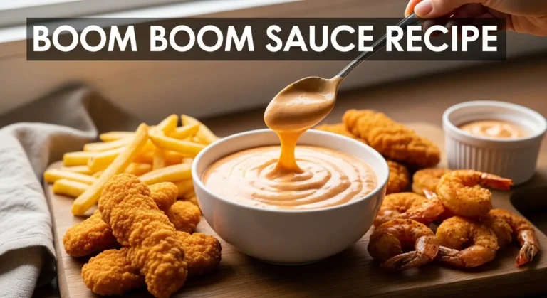 Boom Boom Sauce Recipe: Creamy, Spicy, Sweet Dip 2026