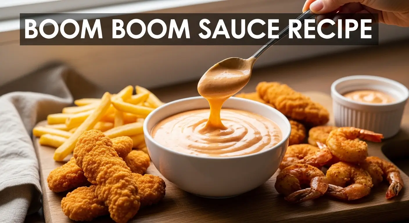 Boom Boom Sauce Recipe: Creamy, Spicy, Sweet Dip 2026