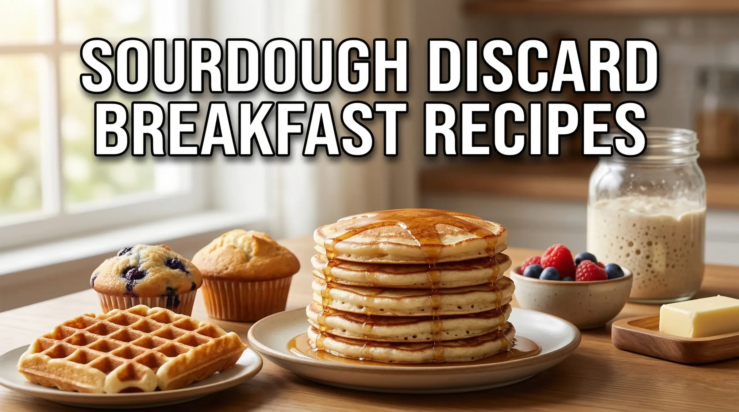 Sourdough Discard Breakfast Recipes: Easy, No-Waste Ideas